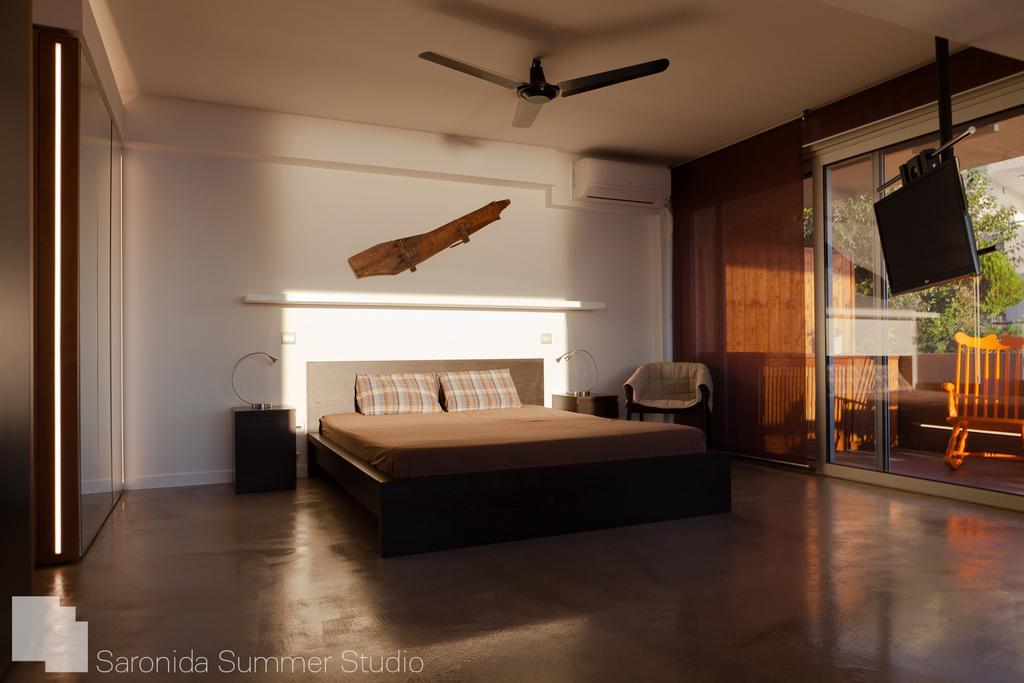 Saronida Summer Studio With Breathtaking View Lagonisi Ngoại thất bức ảnh
