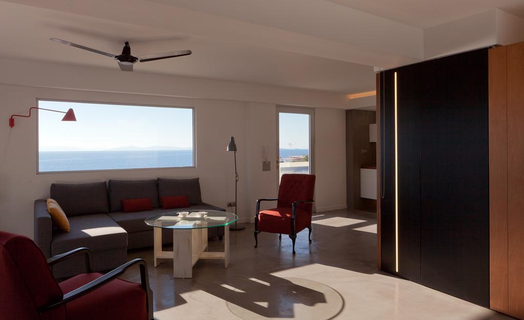 Saronida Summer Studio With Breathtaking View Lagonisi Ngoại thất bức ảnh